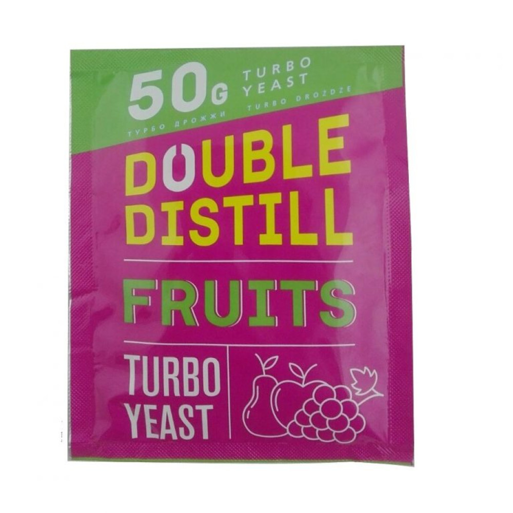 картинка Спиртовые турбо дрожжи Double Distill Fruits,  50 гр от магазина Мангалтоп
