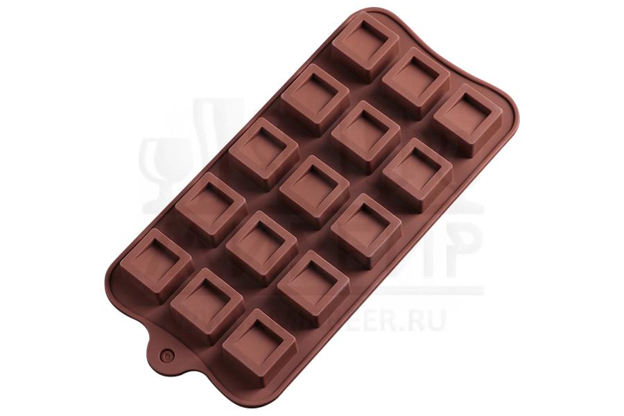 картинка Форма силиконовая для шоколада "Кубики" от магазина Мангалтоп