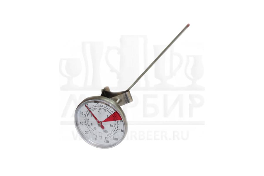 картинка Термометр аналоговый с клипсой (0...110 °C), щуп 30 см от магазина Мангалтоп