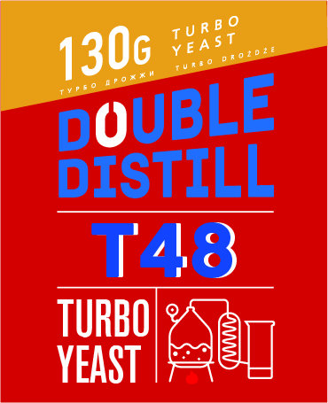 картинка Спиртовые турбо дрожжи Double Distill T 48,  130 гр от магазина Мангалтоп