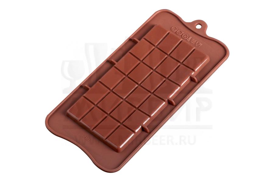 картинка Форма силиконовая для шоколада "Плитка" от магазина Мангалтоп