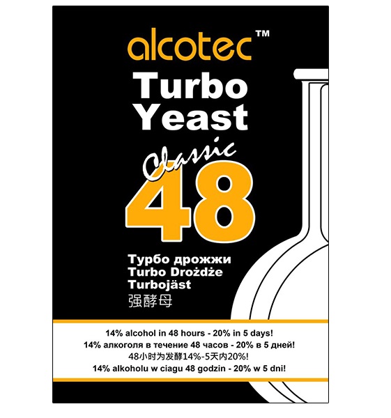 картинка Спиртовые дрожжи Alcotec "48 Turbo Classic", 130гр от магазина Мангалтоп