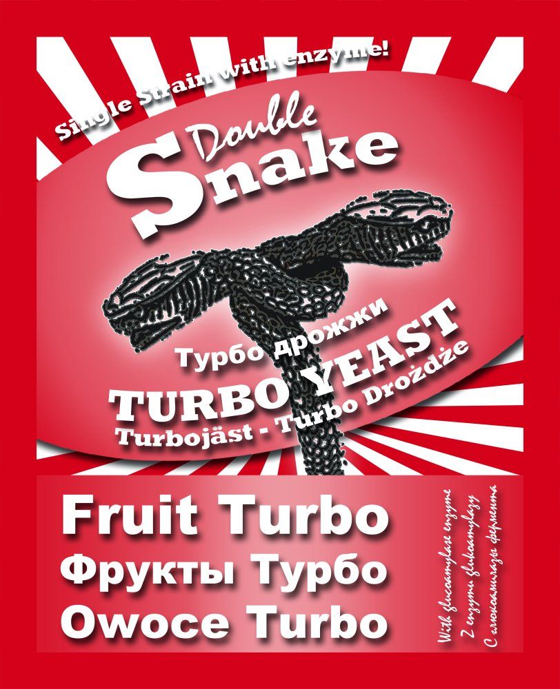 картинка Турбо дрожжи Double Snake Fruit Turbo 50гр от магазина Мангалтоп