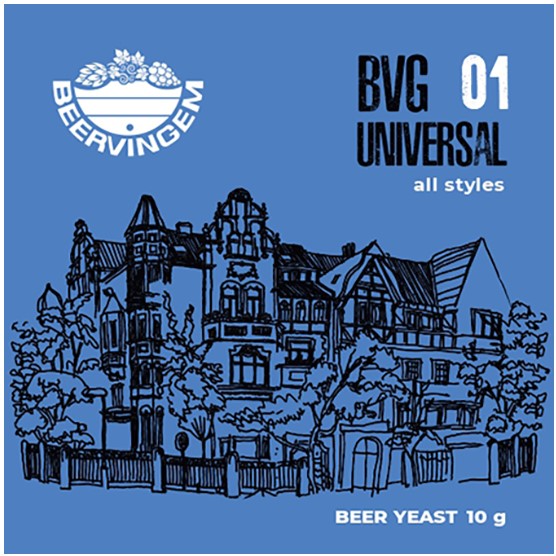 картинка Пивные дрожжи Beervingem универсальные "Universal BVG-01", 10 г от магазина Мангалтоп