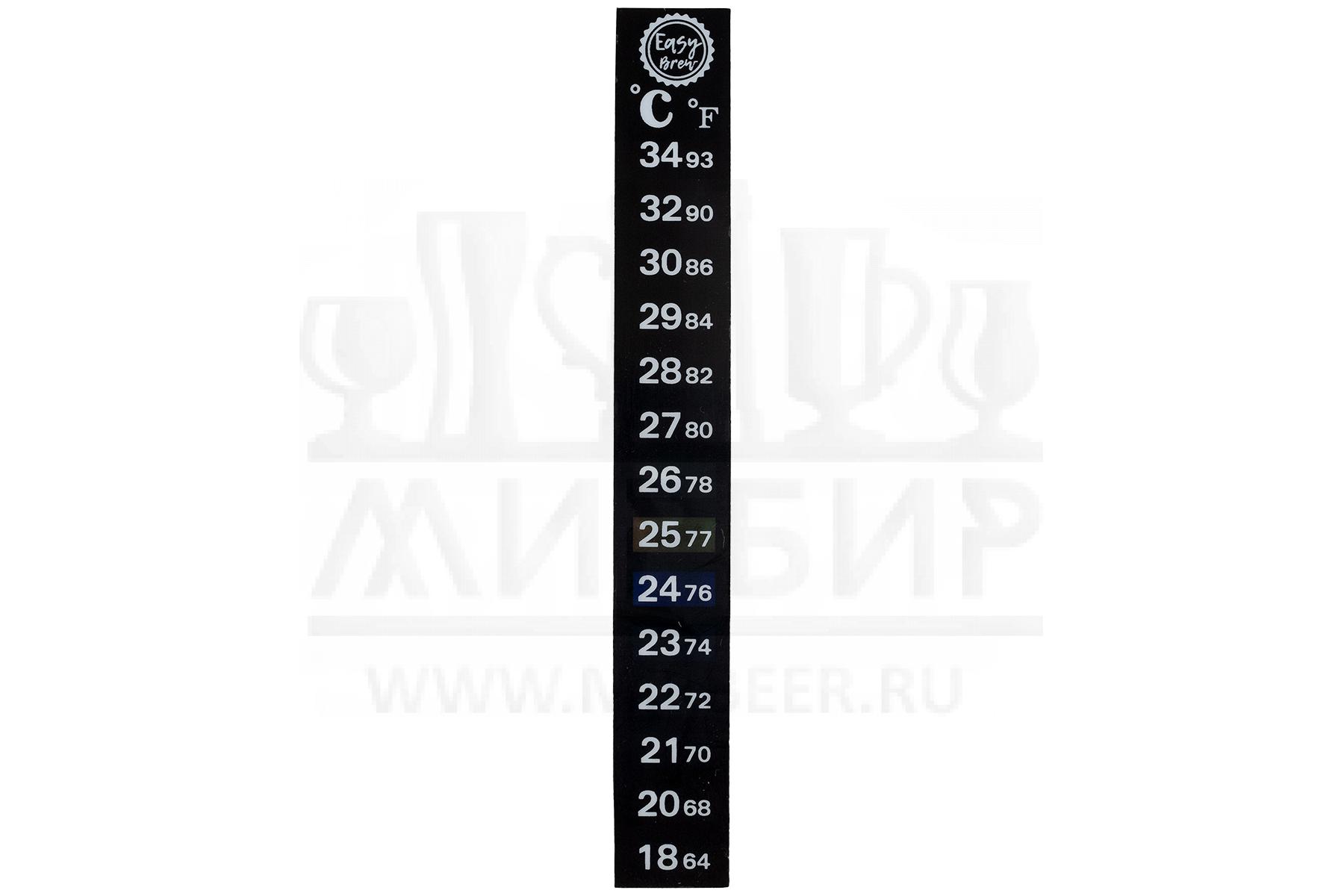 картинка Термометр жидкокристаллический Easy Brew (18...34 °C) от магазина Мангалтоп
