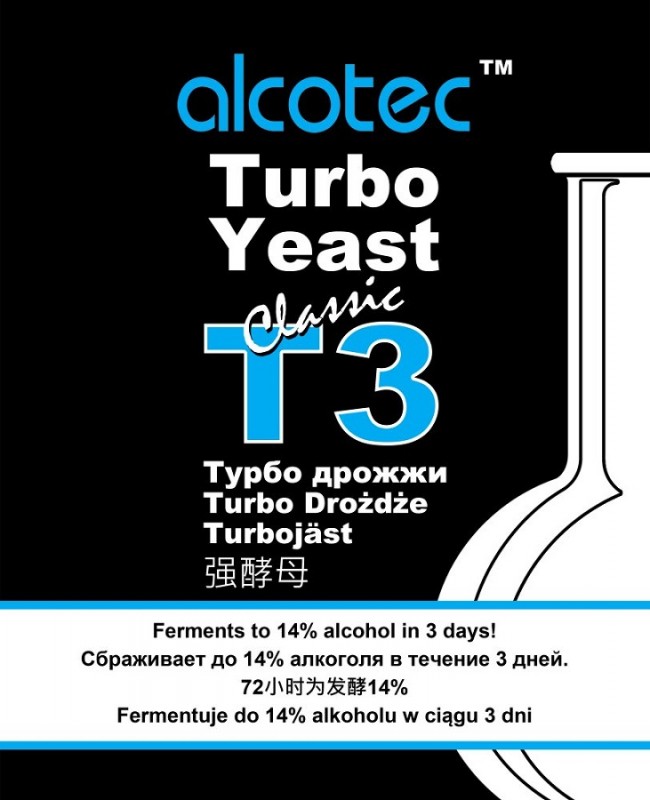 картинка Спиртовые дрожжи Alcotec "Turbo 3", 120гр от магазина Мангалтоп