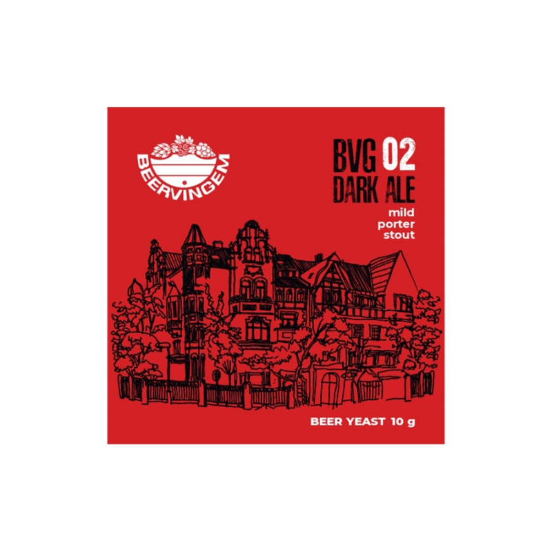 картинка Пивные дрожжи Beervingem для темного пива "Dark Ale BVG-02", 10г от магазина Мангалтоп